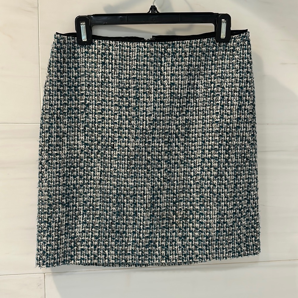 White House Black Market Tweed Mini Skirt- Size 0